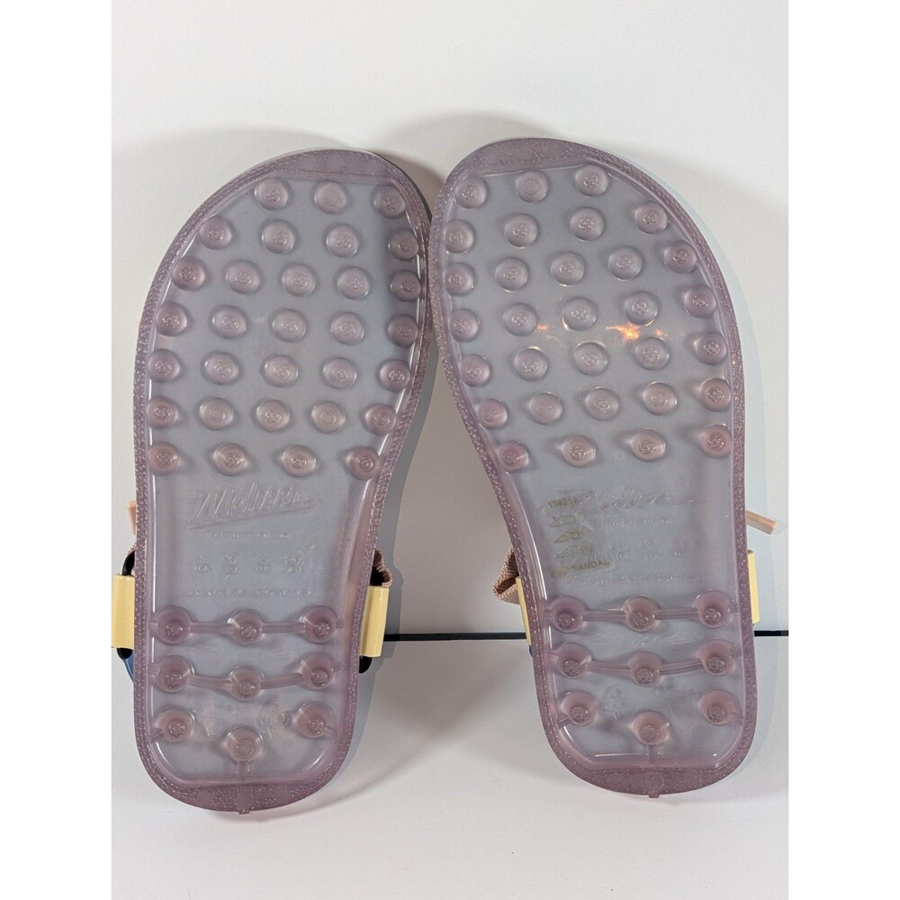 Melissa x Rider Papete Women's 8 Sandal Black Pink Yellow Bubblegum Scented NIB - Picture 6 of 12